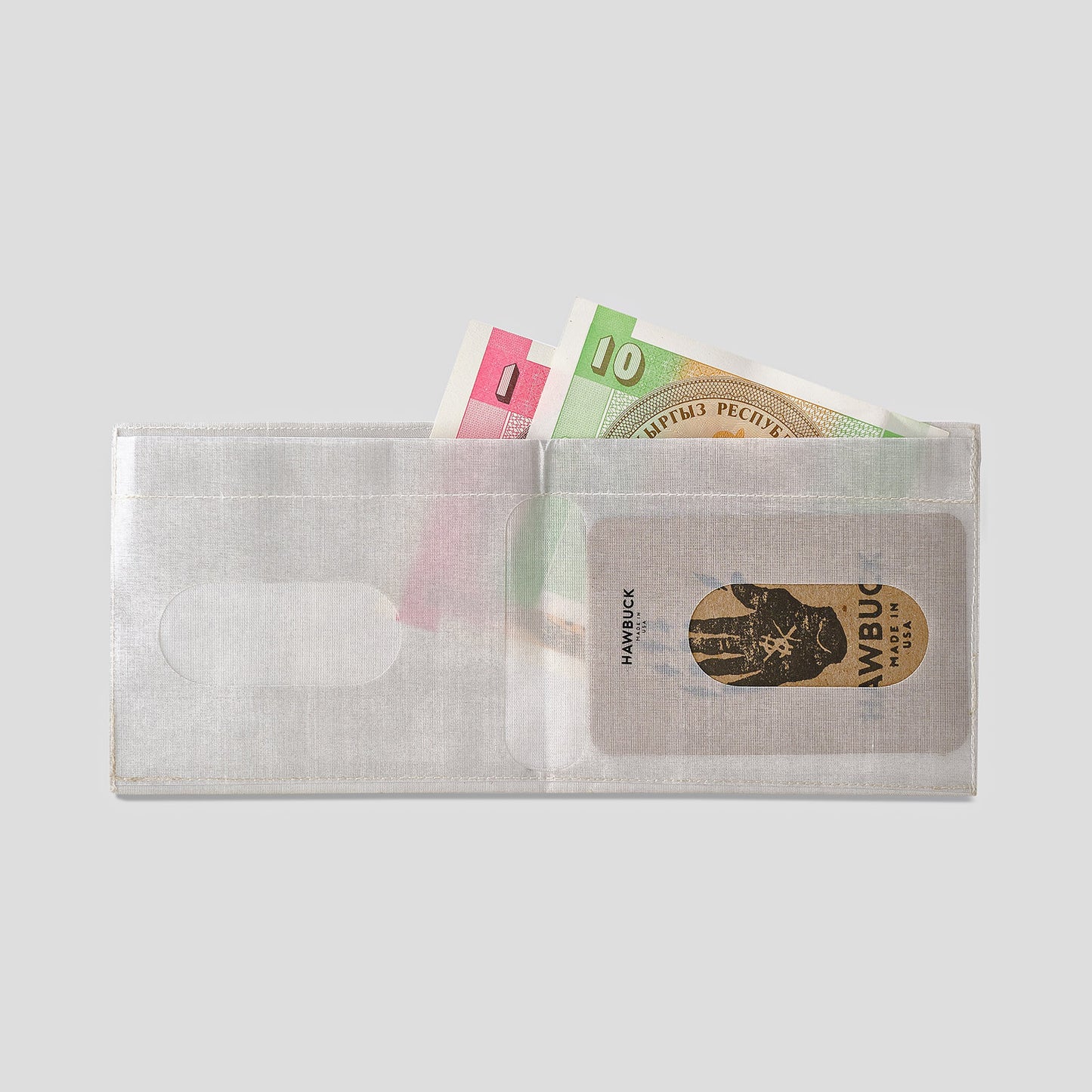 Lean™ Global Wallet, H08 , White, €¥£, with Dyneema® Composite Fabric Hybrid