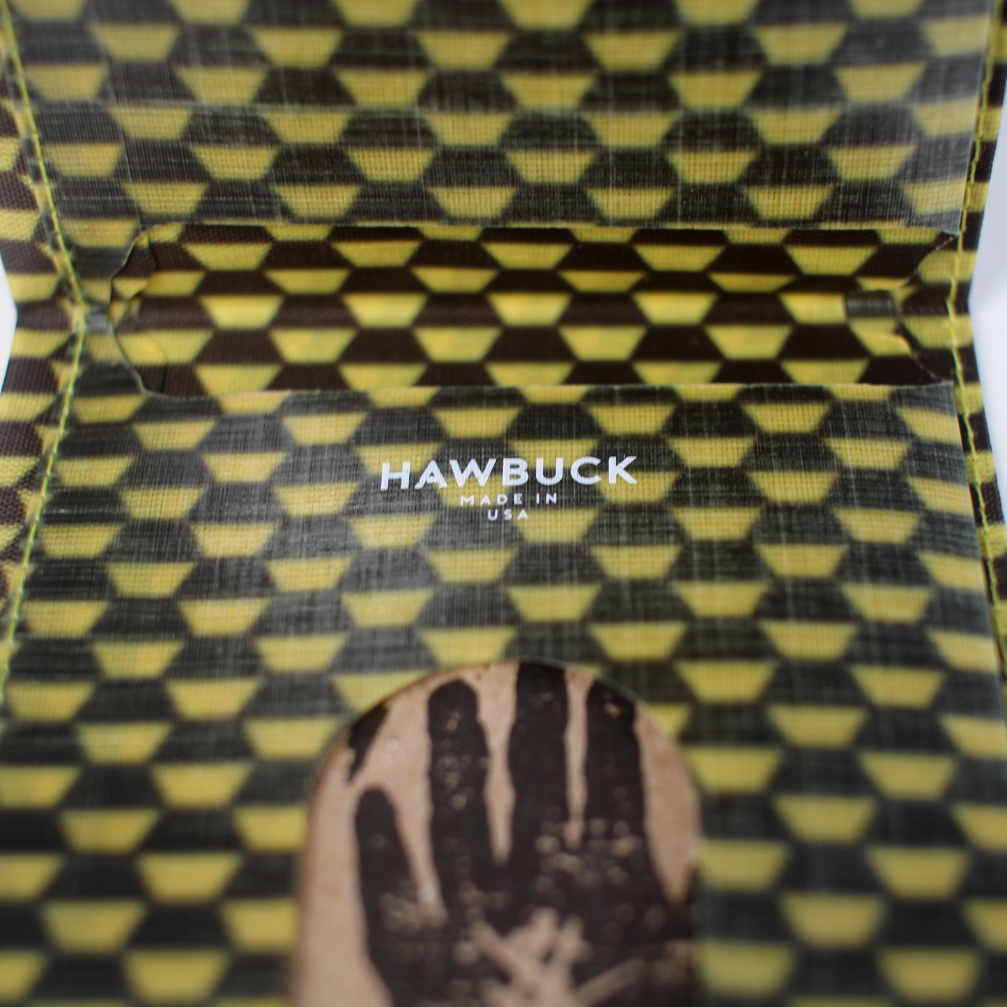 Lean™ Wallet, H01, Cathedral Yellow, $, with Dyneema® Composite Fabric Hybrid