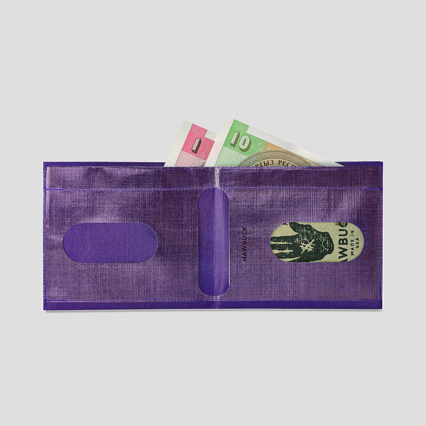 Lean™ Global Wallet,  H08 , Purple, €¥£, with Dyneema­® Composite Fabric Hybrid