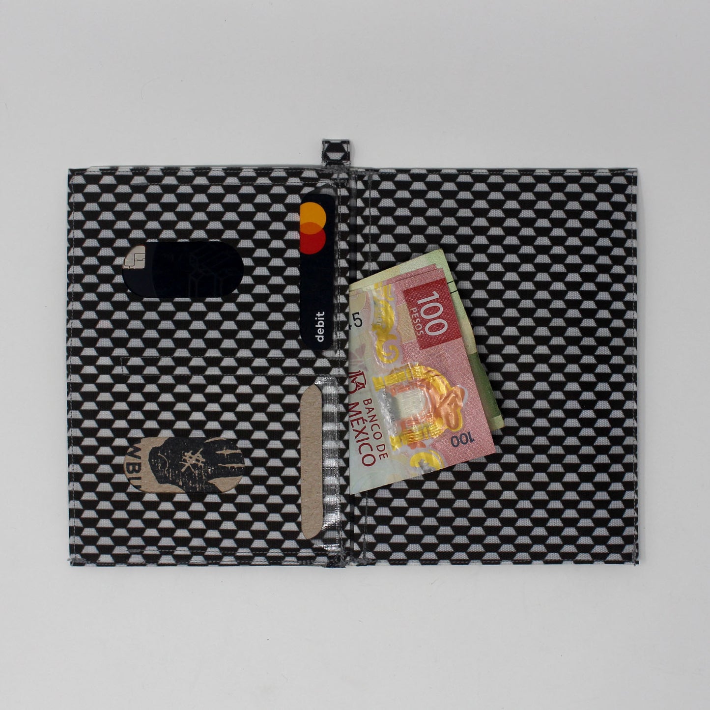 Passport Wallet, H04, Cathedral Monochrome, with Dyneema­® Composite Fabric Hybrid